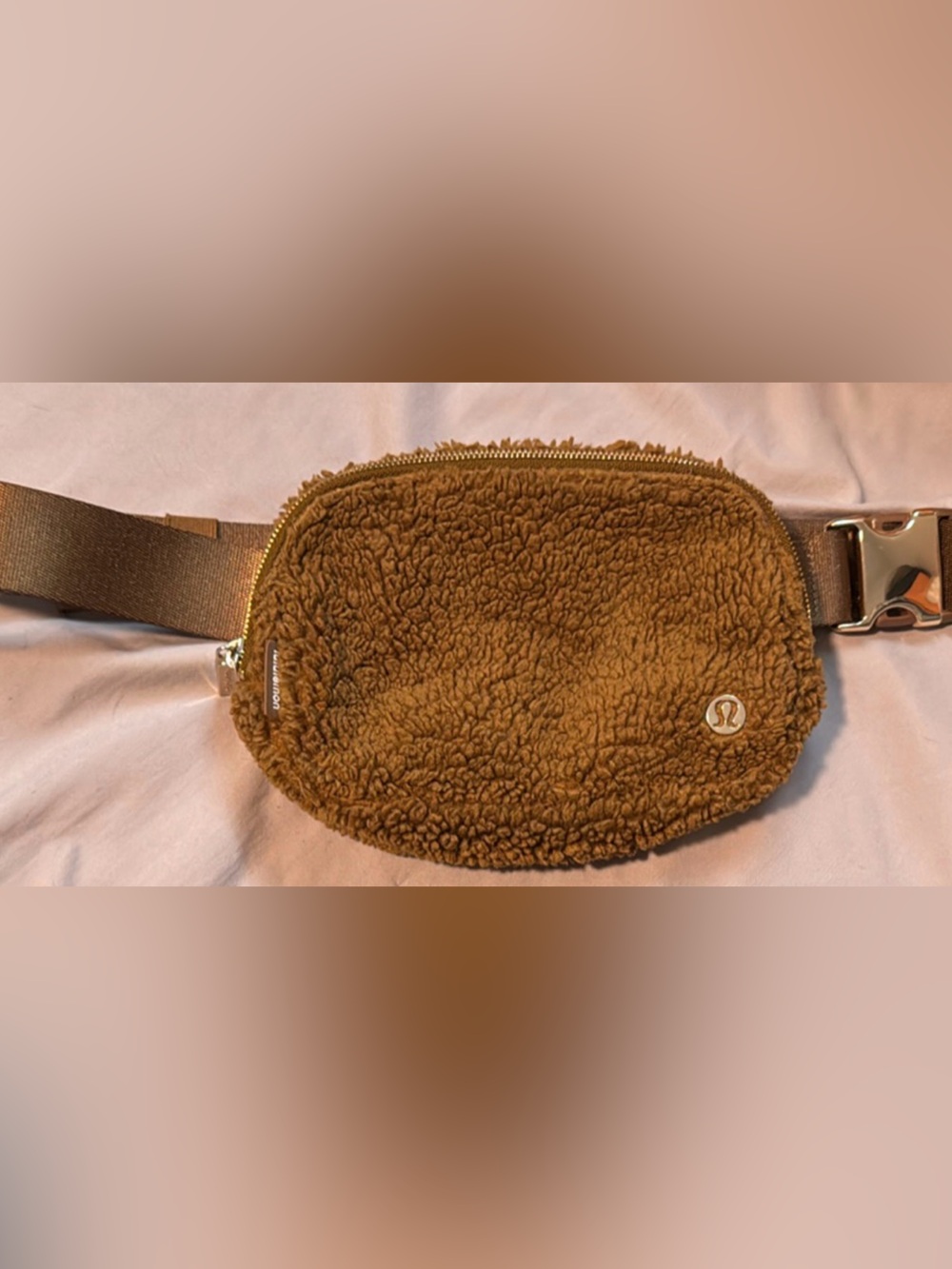 lululemon athletica Chestnut Brown Sherpa Belt Bag